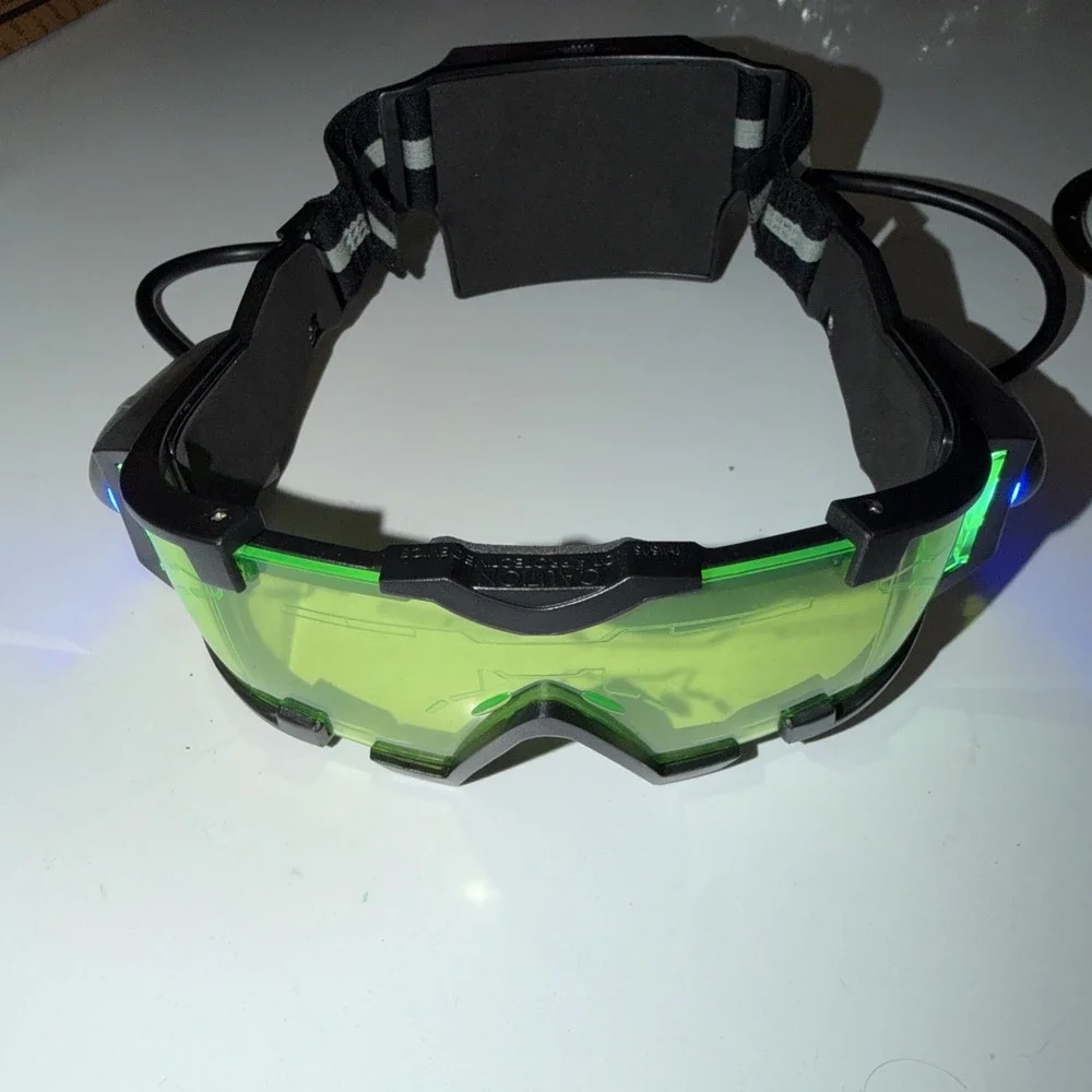 The Led Night Vision Goggles With Flip-Out Lights Eye Lens Glasses  Kids